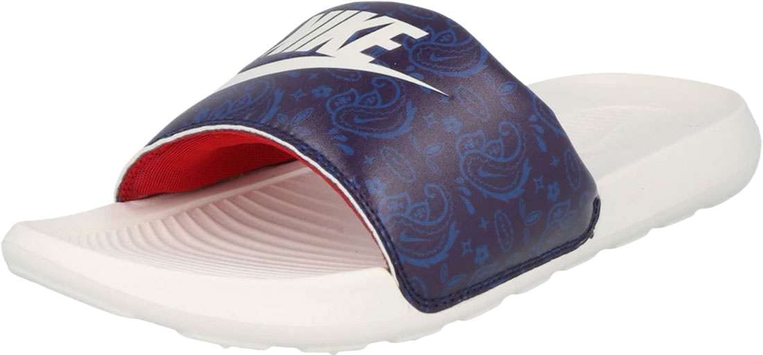 Nike Victori One Slide Print Blackened Boys Sport Sandals