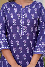 Lookmark Regular Printed Cotton Blend Straight Kurta Pant Set-Elegant Ethnic Wear Ensemble Modern Women, Perfect For Any Occasion