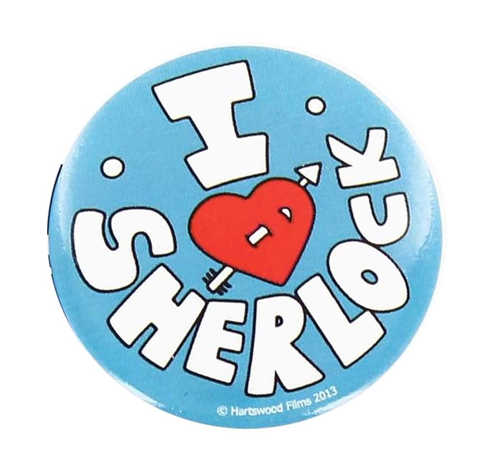 Seven20 Sherlock Holmes I Love Sherlock Pin