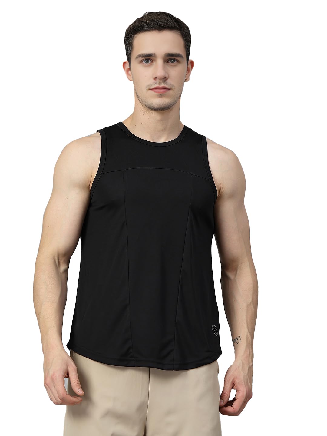 Chkokko Sleeveless T Shirts Gym Vest For Men Workout Solid Dry Fit Tank Top For Man Running Vest Sando Gym Wear Lightweight Brea 4