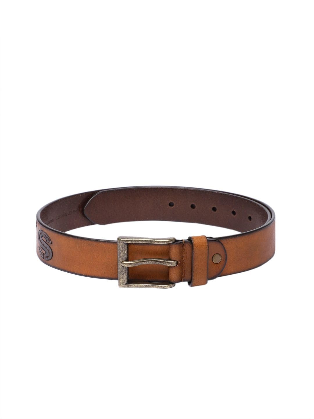 LeviS MenS Tan Textured Belt_36 36