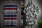 Rebelify Half Sleeve Printed Shirts For Men Regular Fit Printed Spread Collar Casual Shirt Lycra Fabric With Combo Shirt (Pack O