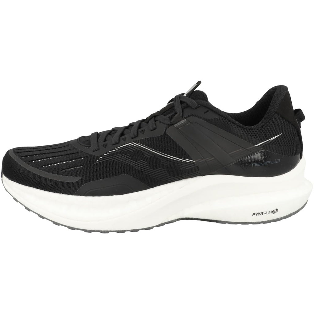 Saucony Men's Tempus Running Shoe, Black/Fog, 11