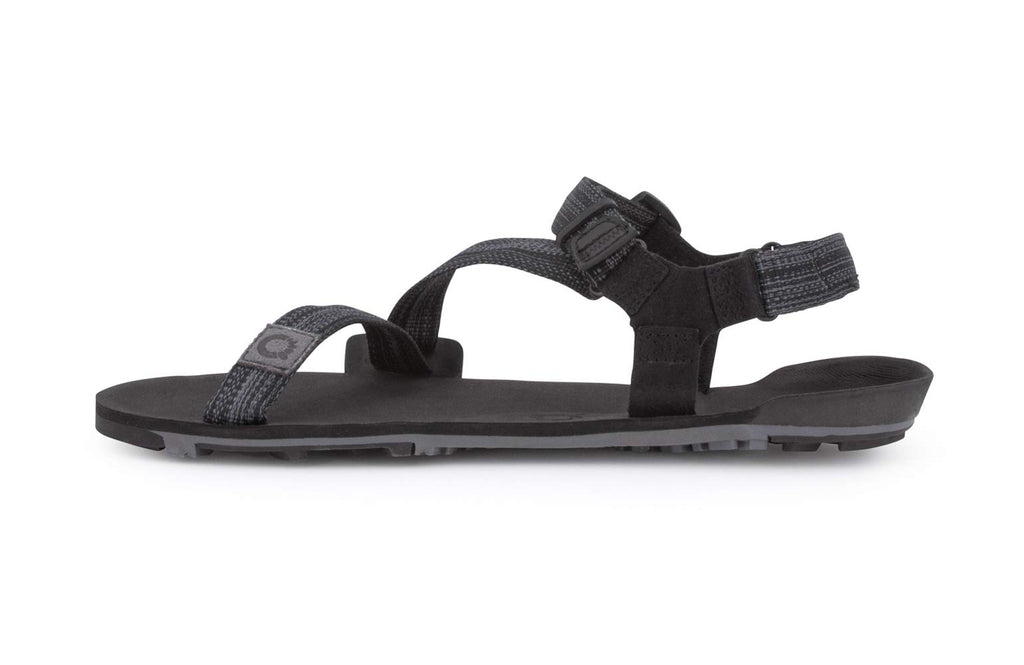 Xero Shoes Men's Z-Trail EV Barefoot Hiking Sandals, Multi-Black, 8