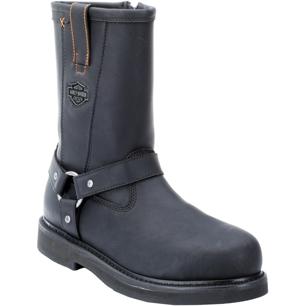 Harley-Davidson Footwear Men's Bill Steel Toe Boot, Black, 10