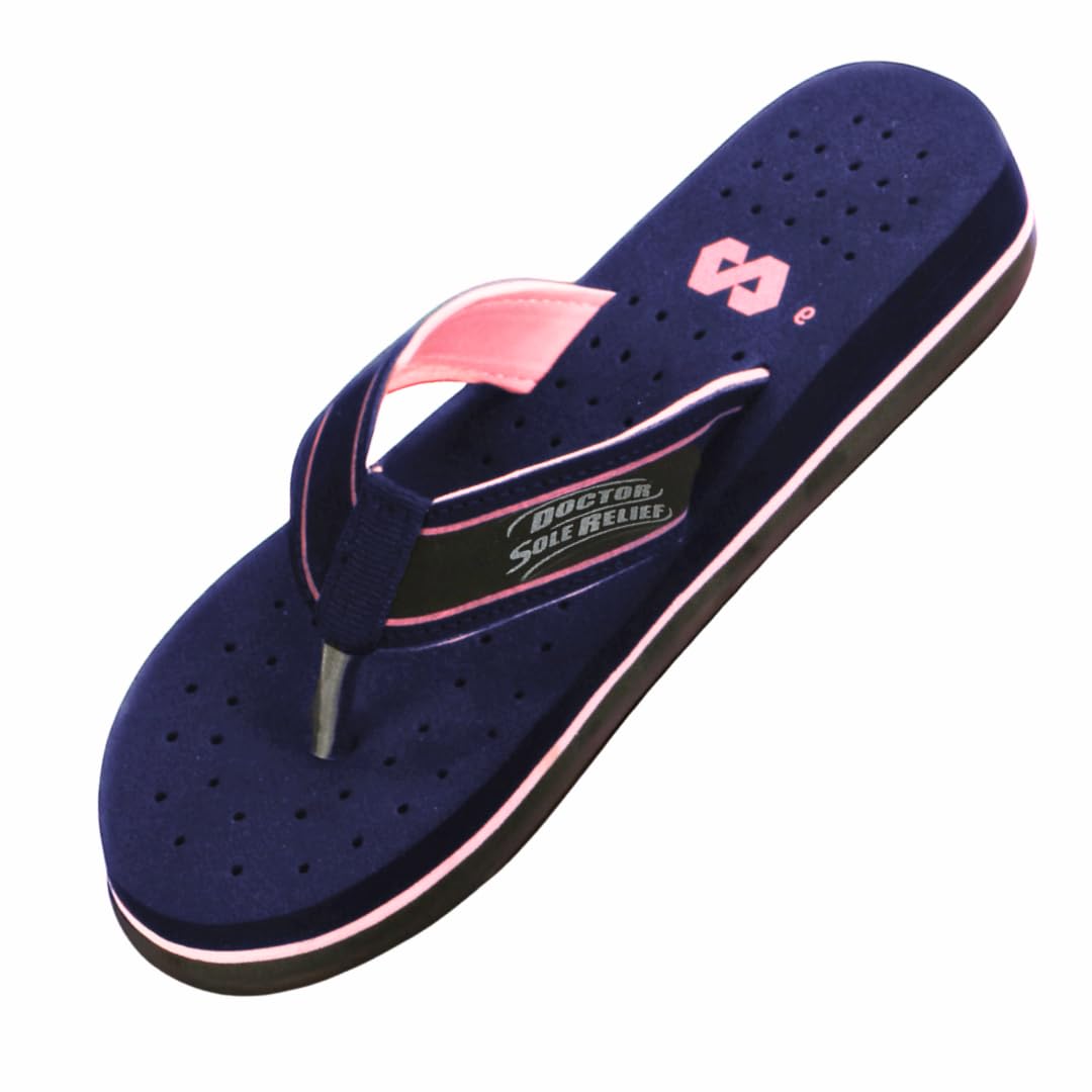 Kraasa Doctor Sole Relief AllDay Comfort Ortho Flip Flop for Diabetic, Extra Cushioning, AntiSkid Slipper, Breathable, and Lig 4