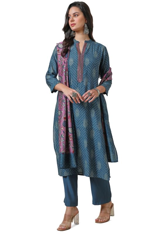 Soch Women Muslin Straight Salwar Suit Set
