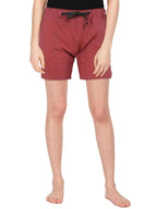Lyra Pure Cotton Printed Night Shorts For Women