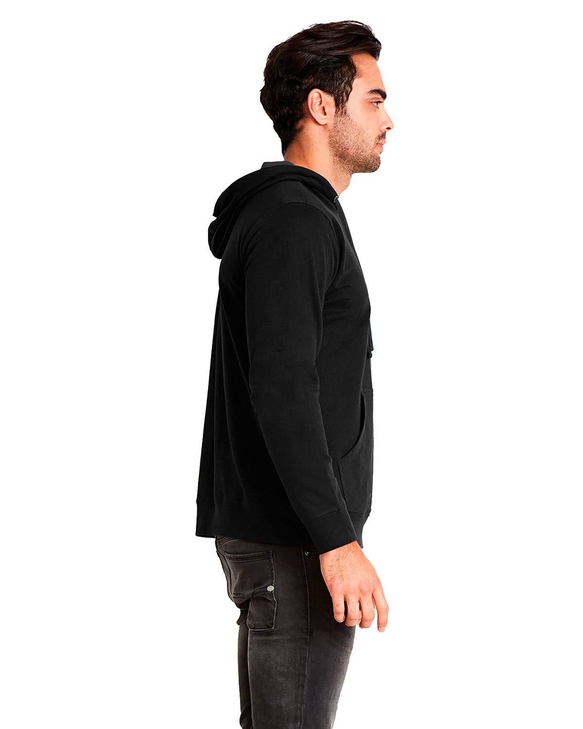 Unisex Laguna French Terry Pullover Hooded Sweatshirt - HTHR gREY BLAcK - XS(D0102H7NRI8)