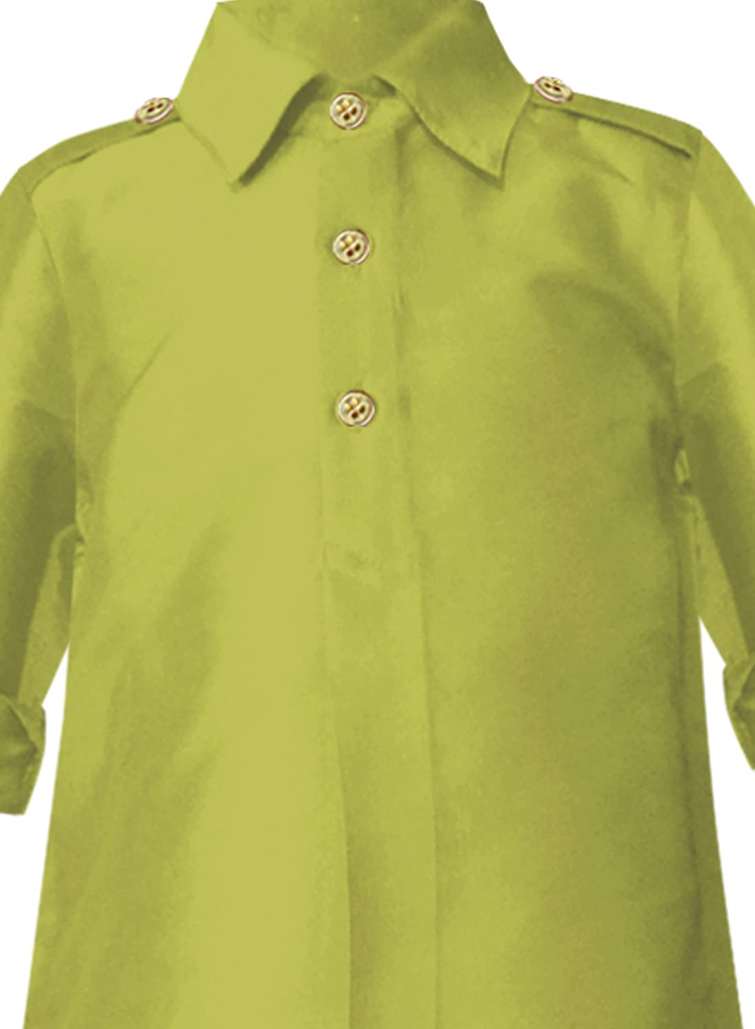 A.T.U.N. (ALL THINGS UBER NICE) Boy's Polyester Solid Full Sleeve Pathani Suit Set | Kurta and Pyjama Set | Ethnic Clothing Set for Festival and Special Occasion | 2 Piece Set