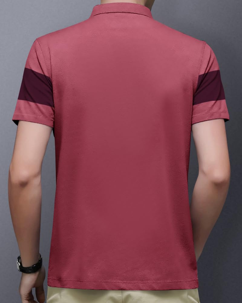 MenS Regular Fit Polo T Shirt |Half Sleeves |Collar Tshirts |Nobel Monk T Shirt | Casual Tshirt