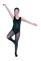 Girl's Leotard Black Velvet S