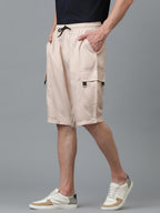 Kotty MenS Cargo Shorts With Multiple Pockets  Ideal For Hiking & Adventure(Beige,Xl)