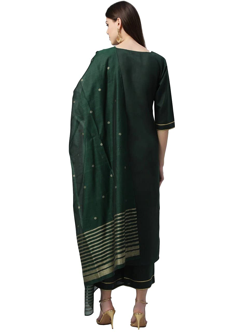 Anni Designer Women Kurta With Palazzos & Dupatta