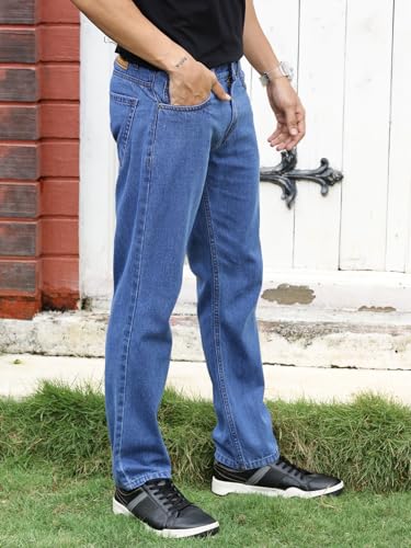 Thomas Scott MenS Mid-Rise Clean Look Relaxed Fit Jeans