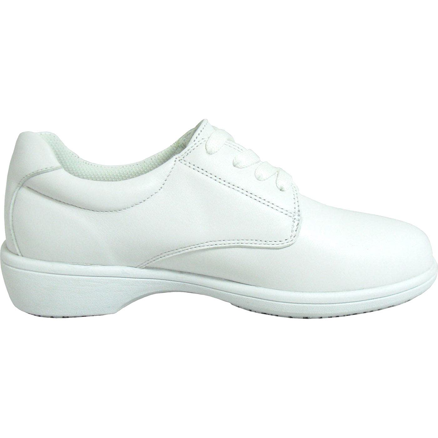 Genuine Grip 425-8.5M Mens Slip-Resistant Casual Oxford Shoes  White - Size 8.5
