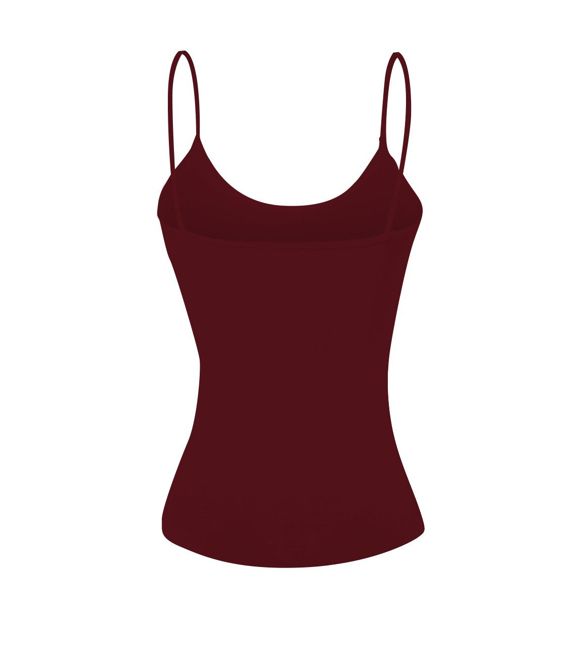 Emmalise Women's Camisole Built in Bra Wireless Fabric Support Short Cami (3Pk Red, Burgundy, H Gray, Small)