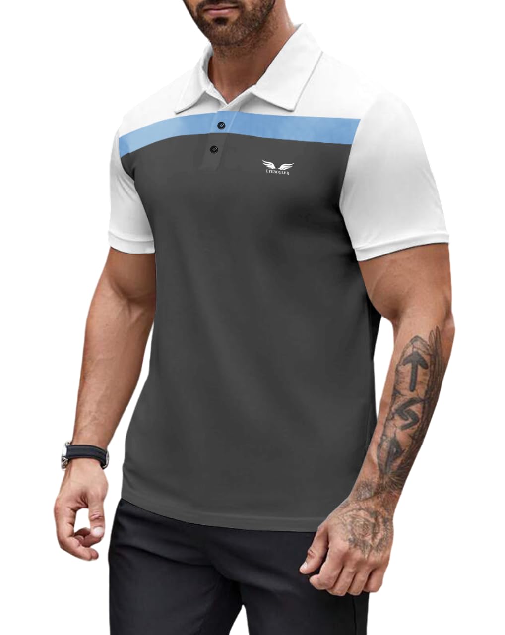 Noble Monk MenS Regular Fit Pure Cotton Polo T Shirt |Half Sleeves |Collar Tshirts | Casual T-Shirt For Men