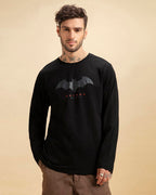 Bewakoof Official DC Merchandise Batman Mens Graphic Printed Regular Fit Half Sleeve Round Neck Cotton T-Shirt