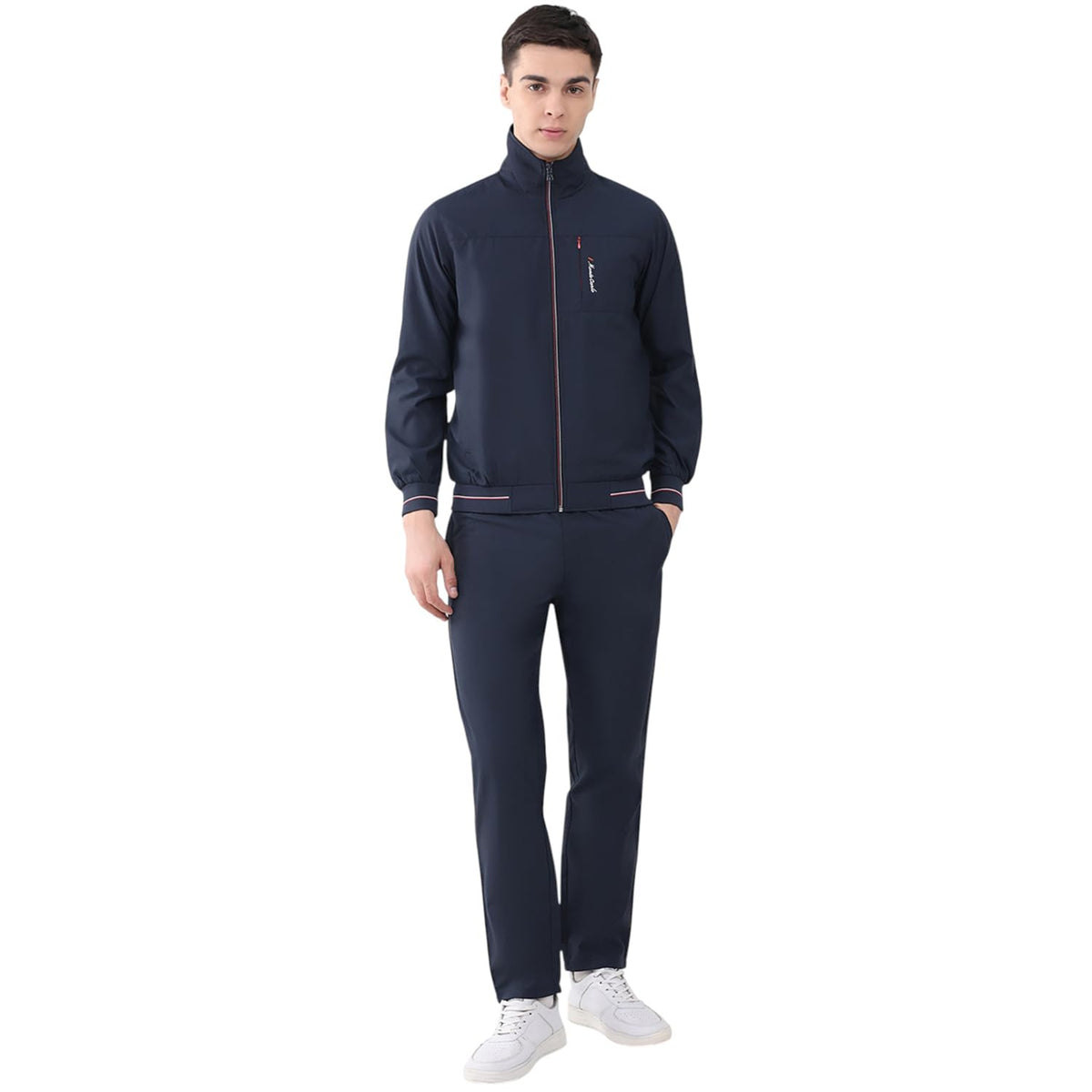 Monte Carlo MenS Regular Fit Round Neck Full Sleeve Printed Winter Tracksuit | Stylish Printed Pattern | Cozy Warm Fabric | Styl 3