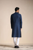 Manyavar Kurta Set For Men, Full Sleeves Mandarin Collar Ethnic MenS Kurta Set For Engagement, Wedding, Party Cotton All Over S