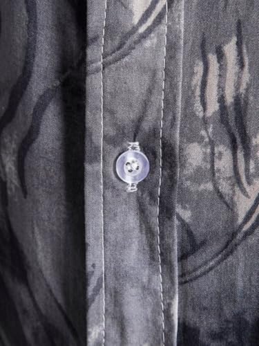 Leriya Fashion Shirts for Men || Rayon Splash Ink Printed Cool Shirts for Boys || Turn Down Collared with Preppy Short Sleeves |