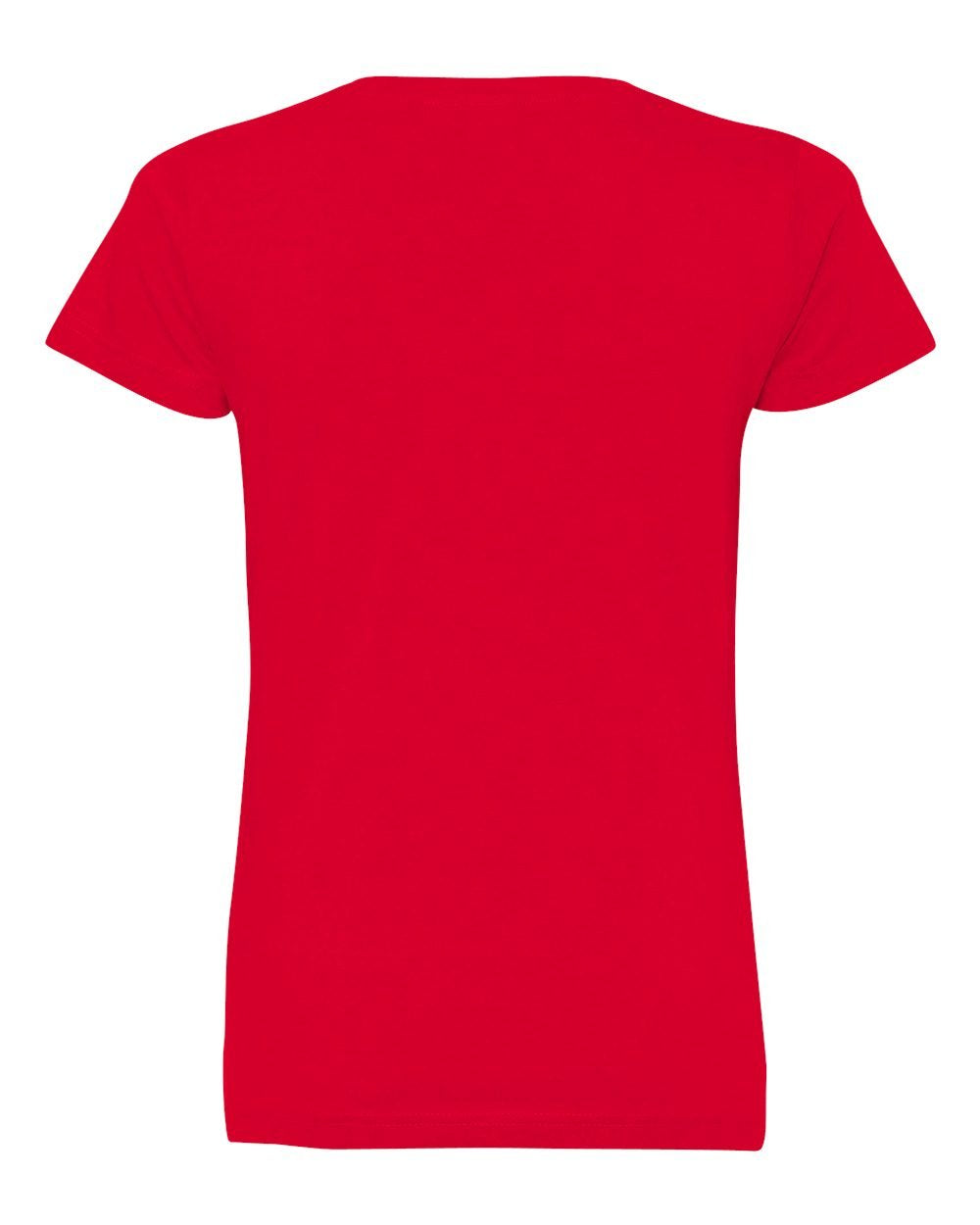 Ladies V-Neck Fine Jersey T-Shirt - BLAcK - S(D0102HI3UJU)