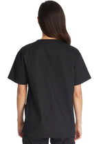 Dickies womens Signature 86706 Missy Fit V-neck Top medical scrubs shirts, Black, X-Small US