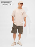 The Souled Store Official Popeye Originals: Biker Sketch Oversized T-Shirt for Men Boys Cotton Casual Half Sleeves Baggy Loose F