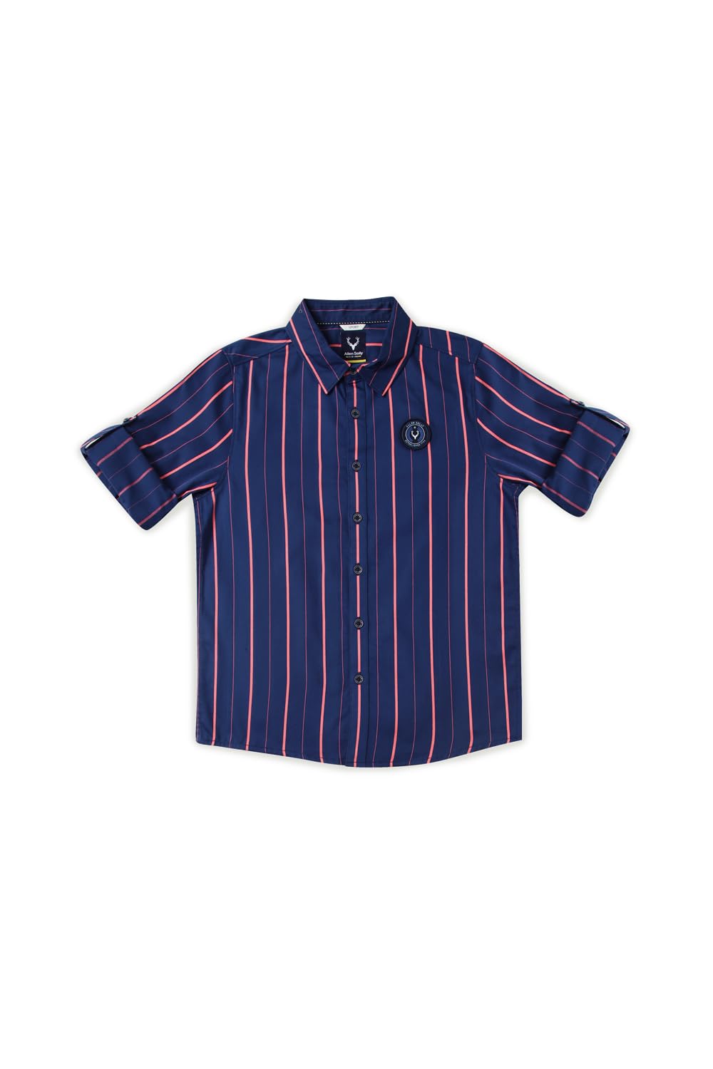 Allen Solly Boys Slim Fit Striped Casual T-Shirt