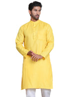 Jompers Mens Solid Cotton Kurta Set