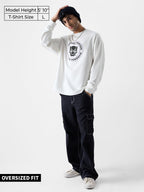 The Souled Store Black Panther: The Warrior Men Oversized Full Sleeve T-Shirts