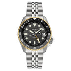 SEIKO SSK021J1,Men Sports,GMT,Mechanical,Automatic,Stainless,Silver Tone,WR,SSK021