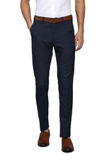 Louis Philippe MenS Slim Pants Medium Blue