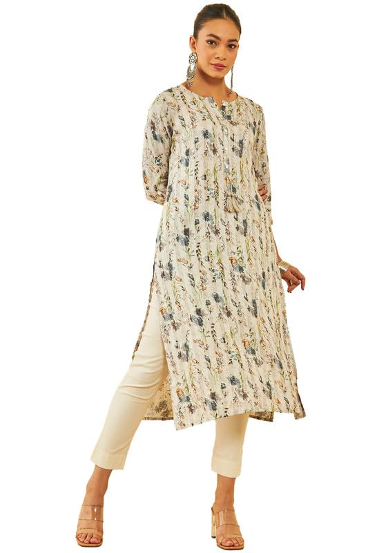 Soch Women Rayon Regular Regular Fit Kurta