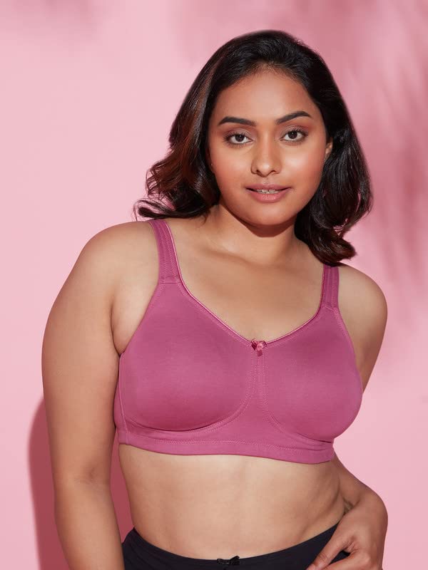 Nykd (Nyb105 Cotton Non Padded & Non Wired Everyday Bra For Women | Full Coverage Bra With No Sweat & Breast Separating Feature