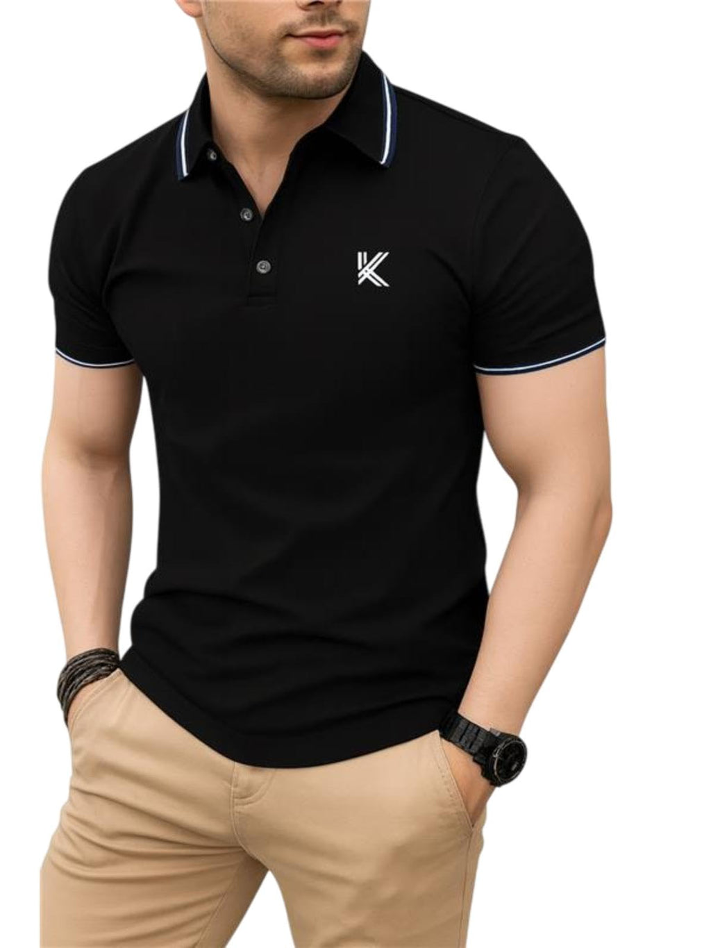 Leriya Fashion Solid Regular Fit T-Shirt For Men (Lf-M.T Mt1223_Black