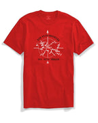 Adro Die With Memories Not With Dreams Mens Printed T-Shirt (Xl, Red)