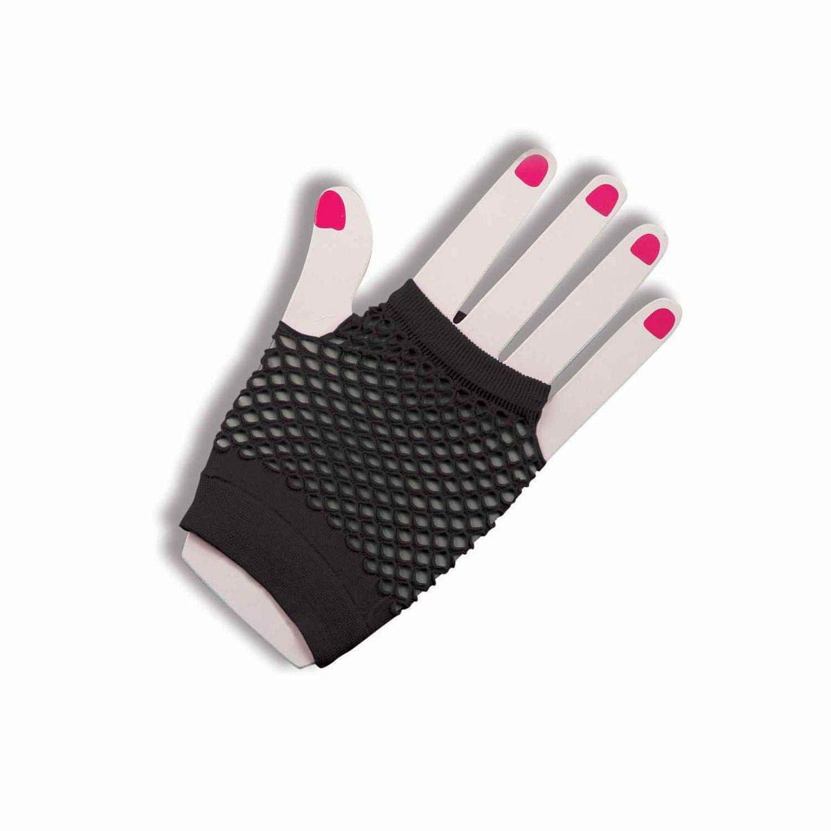 Forum Novelties 63022 Women's Fishnet Fingerless Gloves Party Supplies, One Size (Pack of 6)