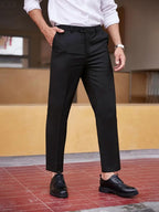CB-COLEBROOK Mens Formal Pants Stretch Work Dress Pants 30/32/34/36/38 Quick Dry Lightweight Casual Comfy Trousers with Pockets