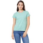Pepe Jeans WomenS Regular Fit Solid T-Shirts