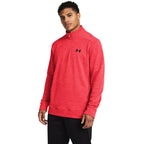Under Armour Men's Armour Fleece Twist Quarter Zip, (713) Racer Red / / Black, X-Large