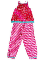 Libas Kids Girl'S Printed Co-Ords (90036K_Pink