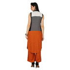 W For Woman Straight Kurta (17Fe16532-58727_14_Brown)