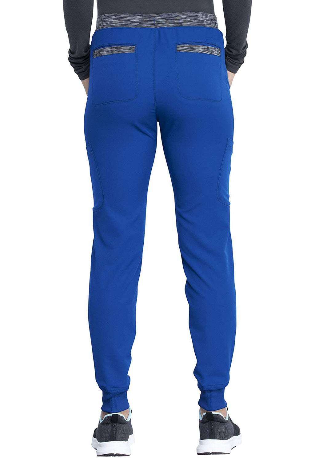 Dynamix Scrub Joggers for Women, Athletic-Inspired DK185T, M Tall, Royal