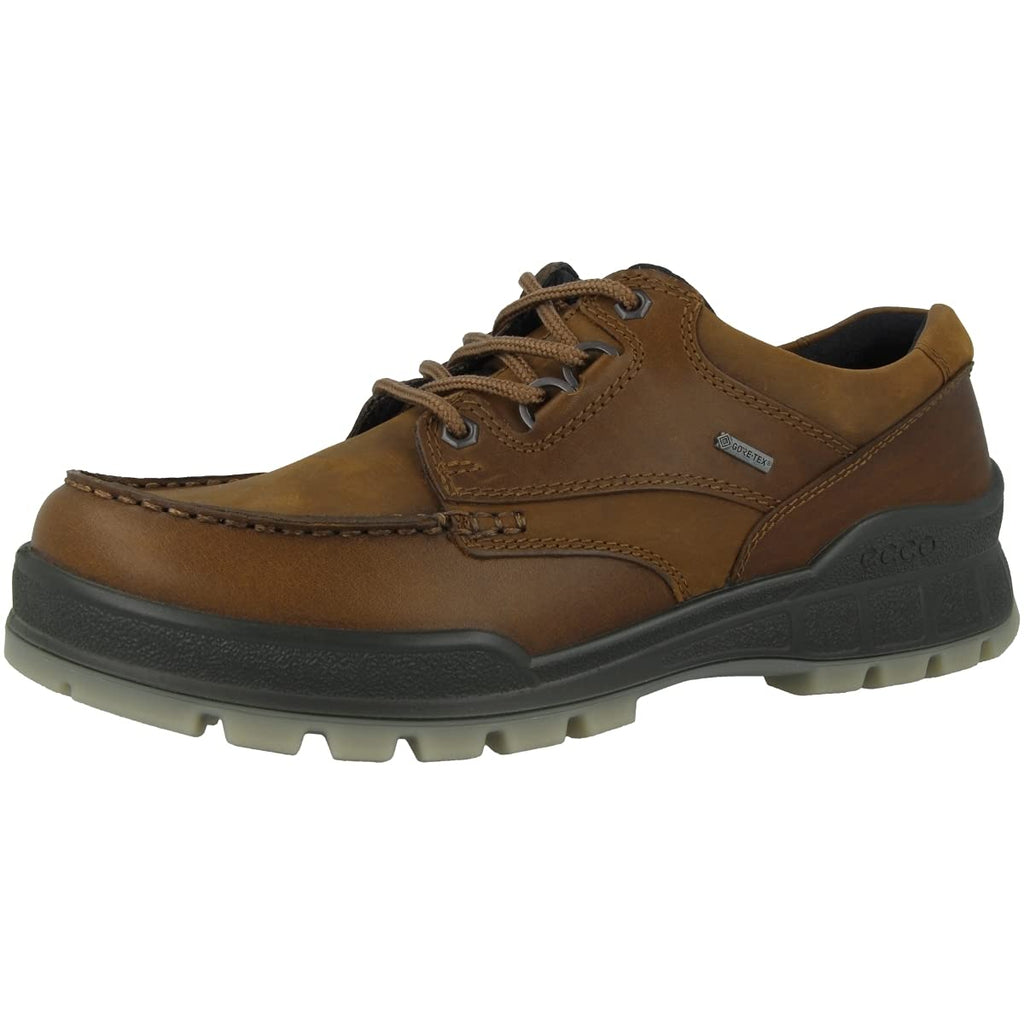 ECCO Men's Track 25 Low Gore-tex Waterproof Hiking Shoe, Bison/Bison Oil Nubuck, 8-8.5