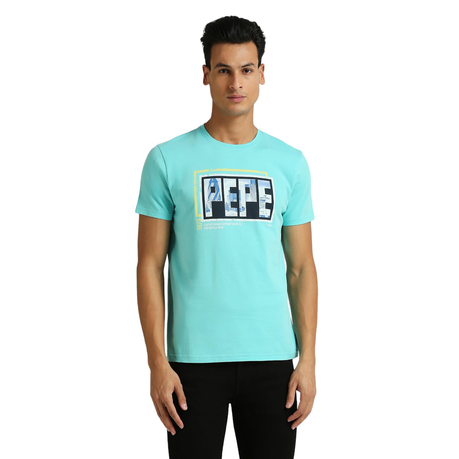 Pepe Jeans MenS Slim Fit T-Shirt (Pm509665_Sea Green
