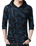 Noble Monk MenS Regular Fit T-Shirt (T410-Bllafb_Black Light Air Force Blue