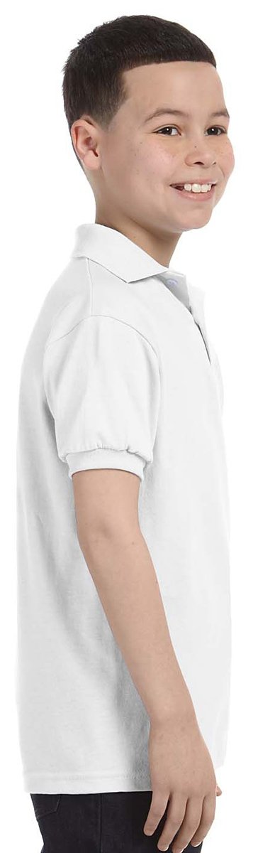 Youth 5050 EcoSmart Jersey Knit Polo - DEEP FOREST - XS(D0102H2HH1W)