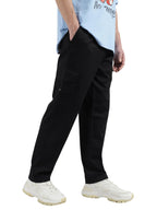 Veirdo Men's Cotton Baggy Fit Ankle Length Mid Rise 4 Pocket Cargos